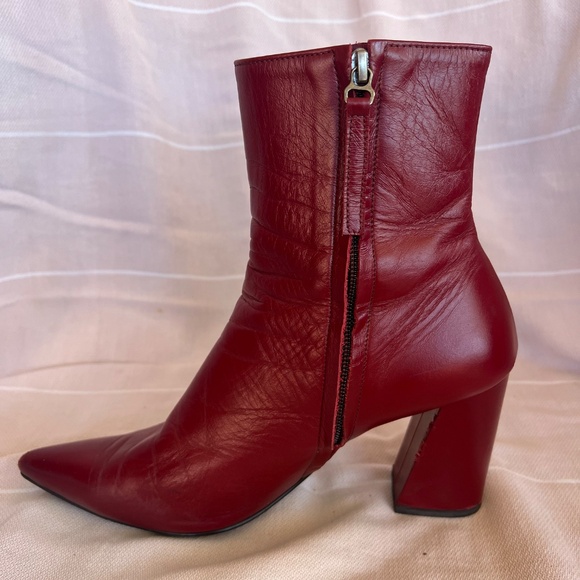 Marcie Ankle Boot | Red - Picture 6 of 14
